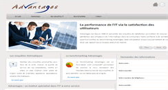 Desktop Screenshot of advantages.fr